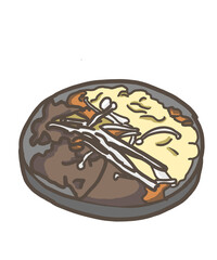 food meat fried