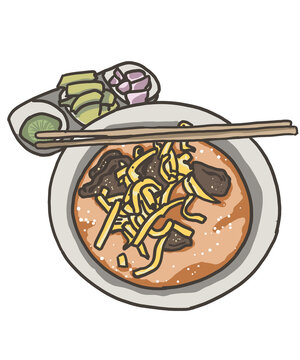 food spicy nooddle