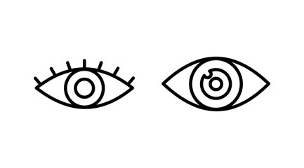 Eye icon. Look and Vision icon. Eye vector icon