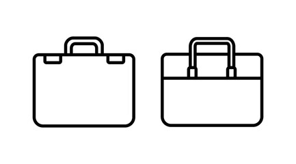 Briefcase icon vector. Portfolio vector icon. suitcase icon