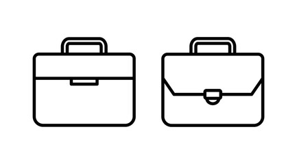 Briefcase icon vector. Portfolio vector icon. suitcase icon