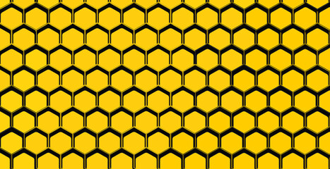 The yellow honeycomb graphics are shallow and deep.