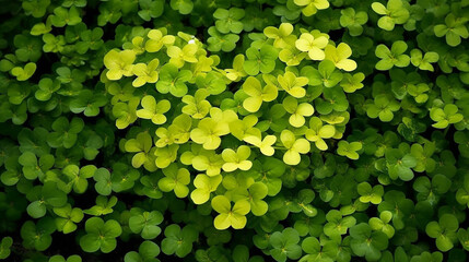 Water Pennywort (Hydrocotyle umbellata L.) green plant background