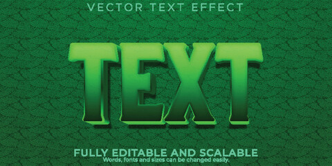 Editable text effect 3d font style