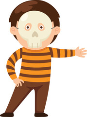 illustration halloween ghost symbol vector