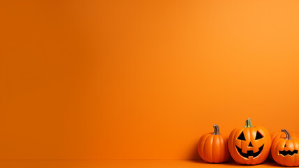 Halloween background with copyspace for your design. Halloween concept. Generative AI