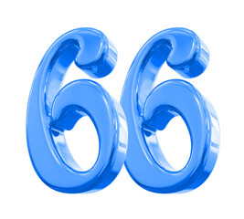 66Blue Number 