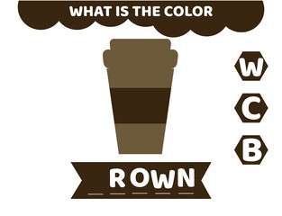 Flashcards for learning colors. Green color. Educational worksheet for preschool kids. 