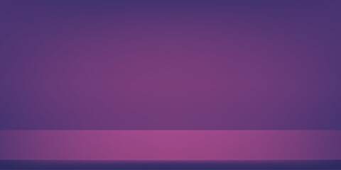 Gradient purple color background. Space for selling products on the website. Template mock up for display of product. Suitable for Halloween. Vector illustration.