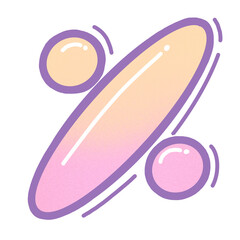 hand drawn mathematical symbols kawaii design and colorful