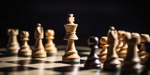 Victory of innovative business ideas and strategic concepts brought to life. A dynamic background that embodies the triumph of creative thinking and forward-looking strategies. Generative Ai