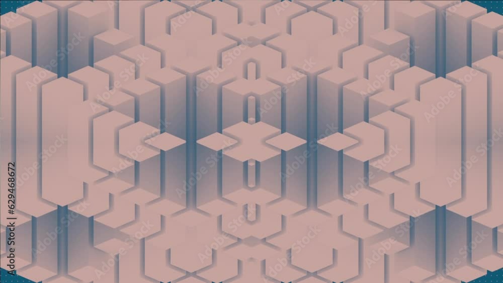 Poster turn your videos into moving art with this trendy geometric digital seamless loop animated backgroun
