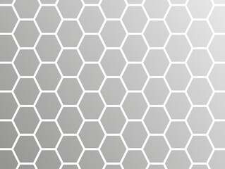 graycolor gradient hexagon seamless pattern background and texture wallpaper	