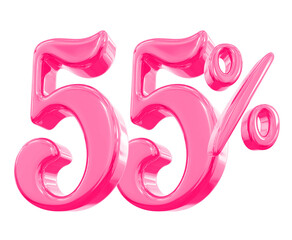 Promotion 55 Percent Pink Number 