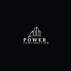 Fototapeta premium Building construction logo template vector illustration