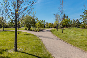 Heritage Green Park in the city of Saskatoon, Canada