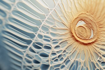 Microscopic macro close-up shot scientific research epithelial tissue biological anatomical capture of human animal plant cells muscles osmosis. Detailed microscope view nature organism body structure