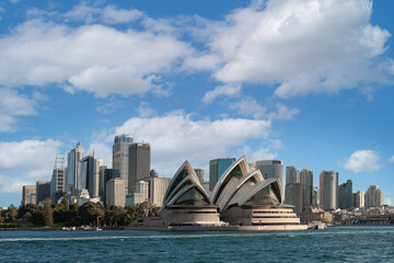 Fototapeta premium Skyline and Opera House city of Sydney Australia. 