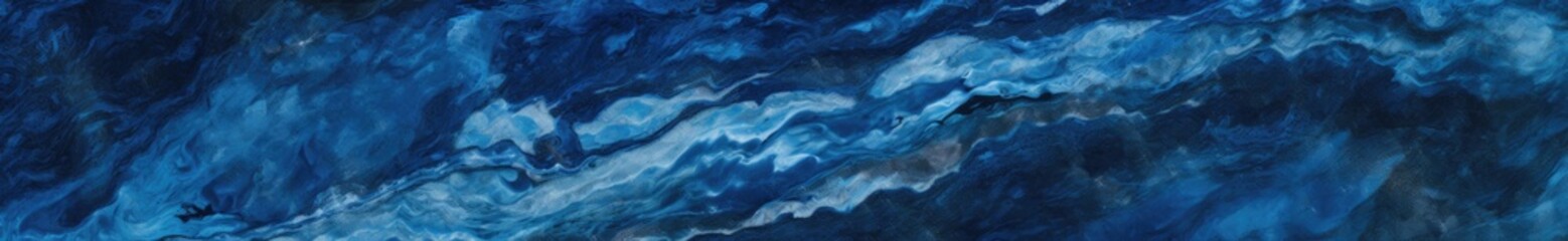 An abstract texture in blue tones, reminiscent of marble or stone surfaces. Black veins create a unique pattern, adding depth and complexity to the image.