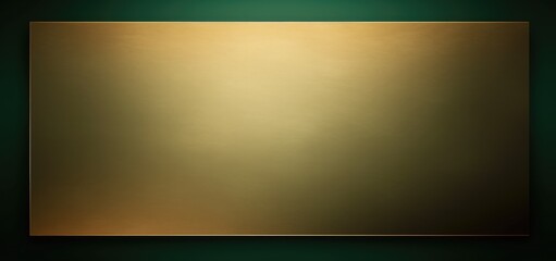 A simple image of a gold metallic rectangle on a dark green background.