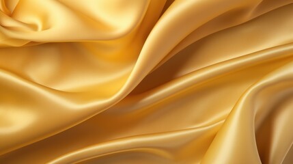 golden silk background. Generative Ai