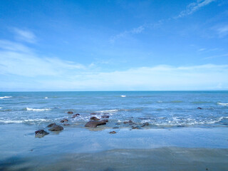 Fototapeta na wymiar Saintmartin Sea Beach, Bangladesh