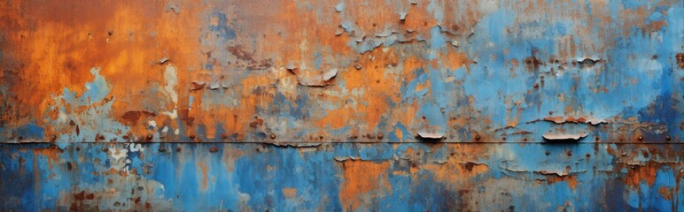 Main background with a combination of orange and blue spots, creating the effect of texture and depth. Adaptable for various design projects.