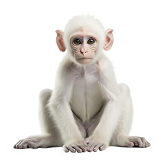 white monkey isolated