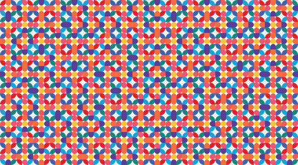 Geometric vector illustration abstract background colorful and aesthetic