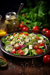 Fresh Vegetable Salad - Healthy Food
