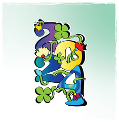 2024, Happy New Year 2024 Design template with typography logo 2024 for celebration and season decoration. Minimalist trendy background for branding, banner, cover, card