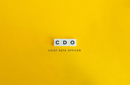 CDO, Initialism for Chief Data Officer.