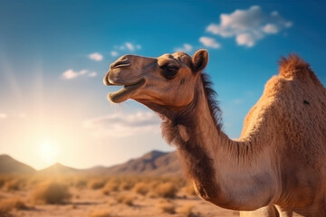 Camel, Wildlife Photography, Generative AI
