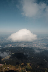 Obraz premium view of the clouds