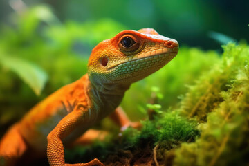 Obraz premium Lizard, Wildlife Photography, Generative AI