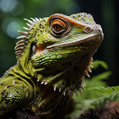 Obraz premium Lizard, Wildlife Photography, Generative AI