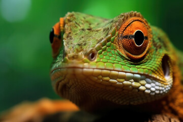 Fototapeta premium Lizard, Wildlife Photography, Generative AI