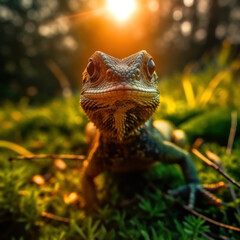 Lizard, Wildlife Photography, Generative AI