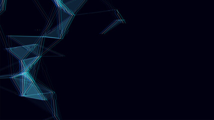Network connection structure. Technology connect big data. Science background. Business futuristic backdrop.