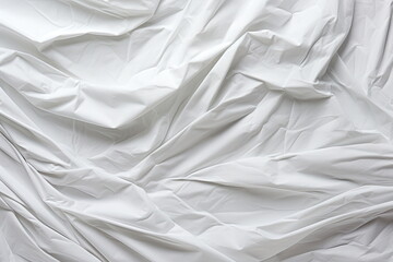 Obraz premium white crinkled paper texture background