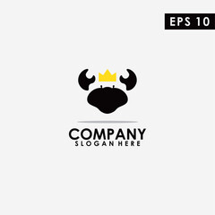 King Crab Logo Design Vector Template. Modern Design. Vector Illustration