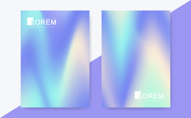 Cover design in pastel colors. Abstract sky pastel rainbow gradient background. Innovation modern background design. Colorful posters. Vector illustration