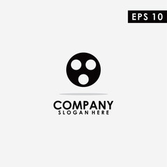 Black Camera Cinema Movie Logo Modern Design Vector Template