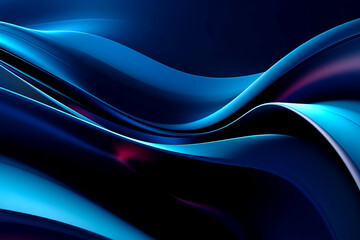 Blue and red abstract background with wavy lines and red center in the middle of the image.