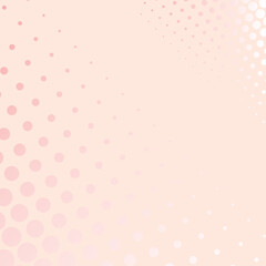 Vector background - pink and white dots from small to big - vintage sweet valentines illustration for web design, documents template, blog, wallpaper or baby shower party or wedding invitation