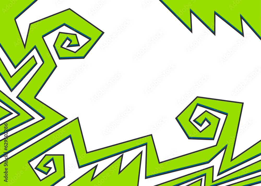Poster minimalist background with abstract geometric and curly lines and with some copy space area. simple 