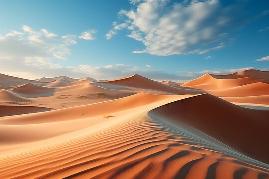 sand dunes in the desert © nicolagiordano