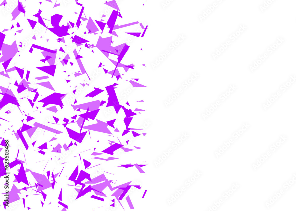 Poster abstract background with seamless colorful broken glass pattern and with some copy space area