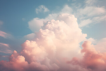 Fototapeta na wymiar A blue sky and a clouds background