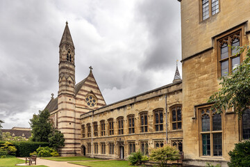 Fototapeta na wymiar Balliol College chapel, Oxford University, Oxfordshire, england, Uk